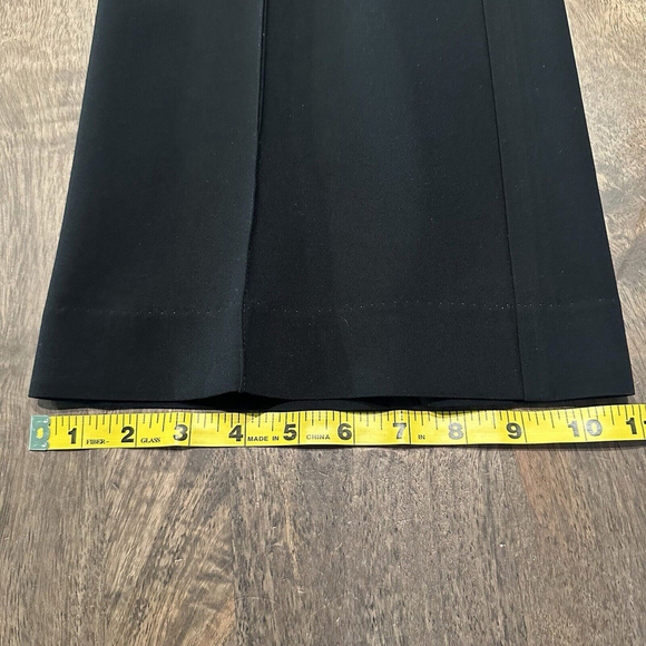 St. John Black Wide-Leg Pants - Picture 7 of 13